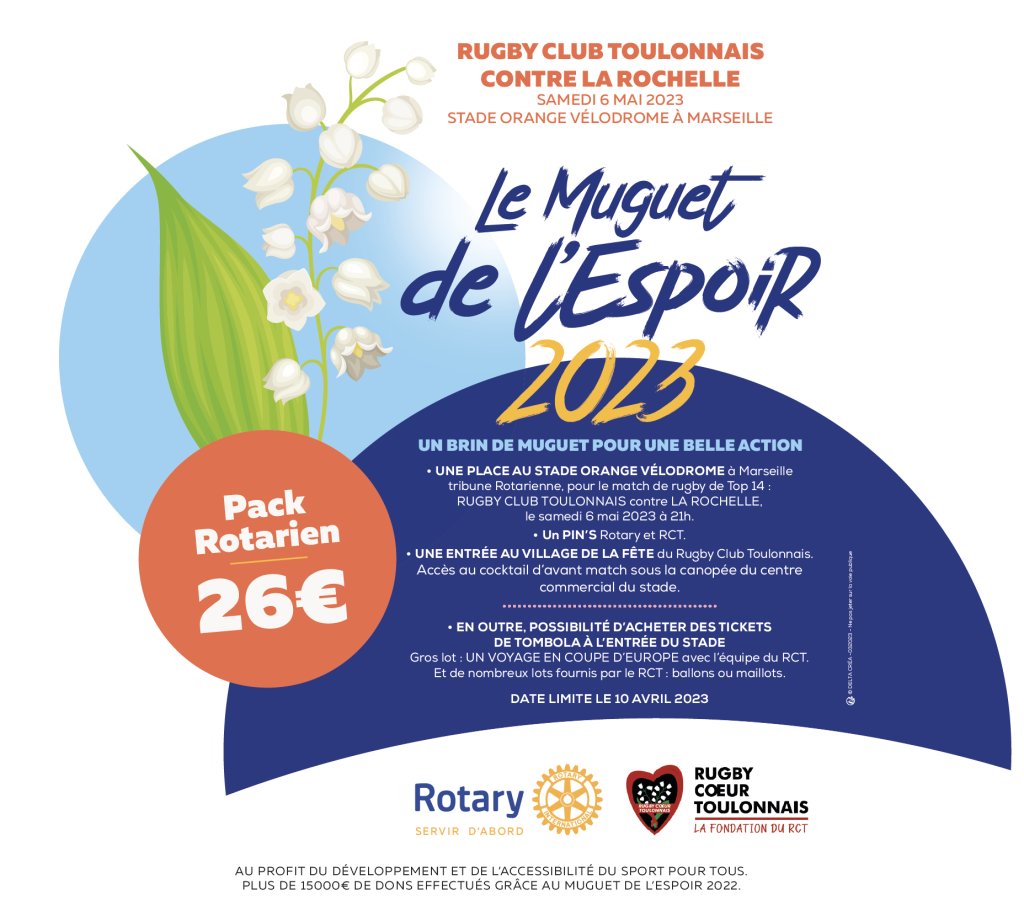 Muguet de l'espoir Rotary Toulon